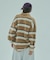 STRIPED COLLAR KNIT