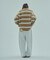 STRIPED COLLAR KNIT