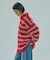 STRIPED COLLAR KNIT