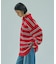 STRIPED COLLAR KNIT