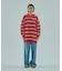 STRIPED COLLAR KNIT