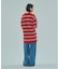 STRIPED COLLAR KNIT