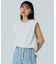 SHOULDER TUCKED SLEEVELESS TEE