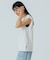 SHOULDER TUCKED SLEEVELESS TEE