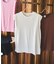 SHOULDER TUCKED SLEEVELESS TEE
