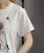 フラワーグラフィックTシャツ