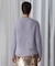 LAME FEATHER KNIT PULLOVER