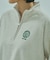 ROSE BUD x SPALDING ATHLETIC CLUB HALF ZIP