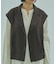 TAILORED TUCK VEST