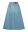 AUTHEN CIRCULAR DENIM MAXI SKIRT