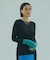BICOLOR RIB KNIT TOP