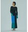 BICOLOR RIB KNIT TOP