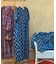 INDIGO FLOWER SMOCK OP