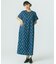 INDIGO FLOWER SMOCK OP