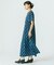INDIGO FLOWER SMOCK OP