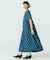 INDIGO FLOWER SMOCK OP