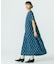 INDIGO FLOWER SMOCK OP
