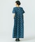 INDIGO FLOWER SMOCK OP