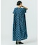 INDIGO FLOWER SMOCK OP