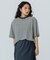 SHEER STRIPE S/S TOP