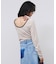 SHEER VELOUR DOT TOP
