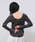 SHEER VELOUR DOT TOP