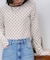 SHEER VELOUR DOT TOP