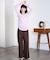 SHEER VELOUR DOT TOP