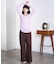 SHEER VELOUR DOT TOP