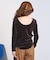 SHEER VELOUR DOT TOP