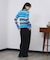 BORDER KNIT CARDIGAN