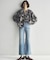 FLOWER JACQUARD BLOUSE