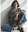 FLOWER JACQUARD BLOUSE