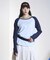 COLOR BLOCK RAGLAN TEE