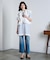 COTTON EMBROIDERY FRILL VEST