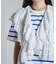 COTTON EMBROIDERY FRILL VEST