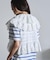 COTTON EMBROIDERY FRILL VEST