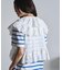 COTTON EMBROIDERY FRILL VEST