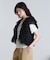 COTTON EMBROIDERY FRILL VEST