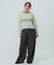 CROPPED BLOKING KNIT