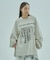 TUCK SLEEVE GRAPHIC LOGO SWEAT