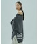TUCK SLEEVE GRAPHIC LOGO SWEAT