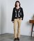 FLOWER EMBROIDERY KNIT CARDIGAN