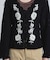 FLOWER EMBROIDERY KNIT CARDIGAN