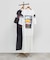 LAME LINE SHOULDER LAYARD DRESS