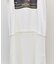 LAME LINE SHOULDER LAYARD DRESS