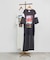 LAME LINE SHOULDER LAYARD DRESS