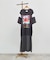 LAME LINE SHOULDER LAYARD DRESS