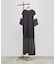 LAME LINE SHOULDER LAYARD DRESS