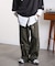 MILITARY WIDE LEG PANTS